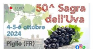 Al via la 50^ sagra dell'uva del Cesanese del Piglio